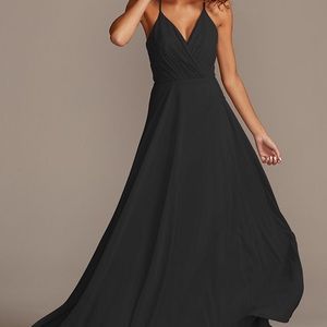 DB Spaghetti Strap Full Skirt Bridesmaid Dress